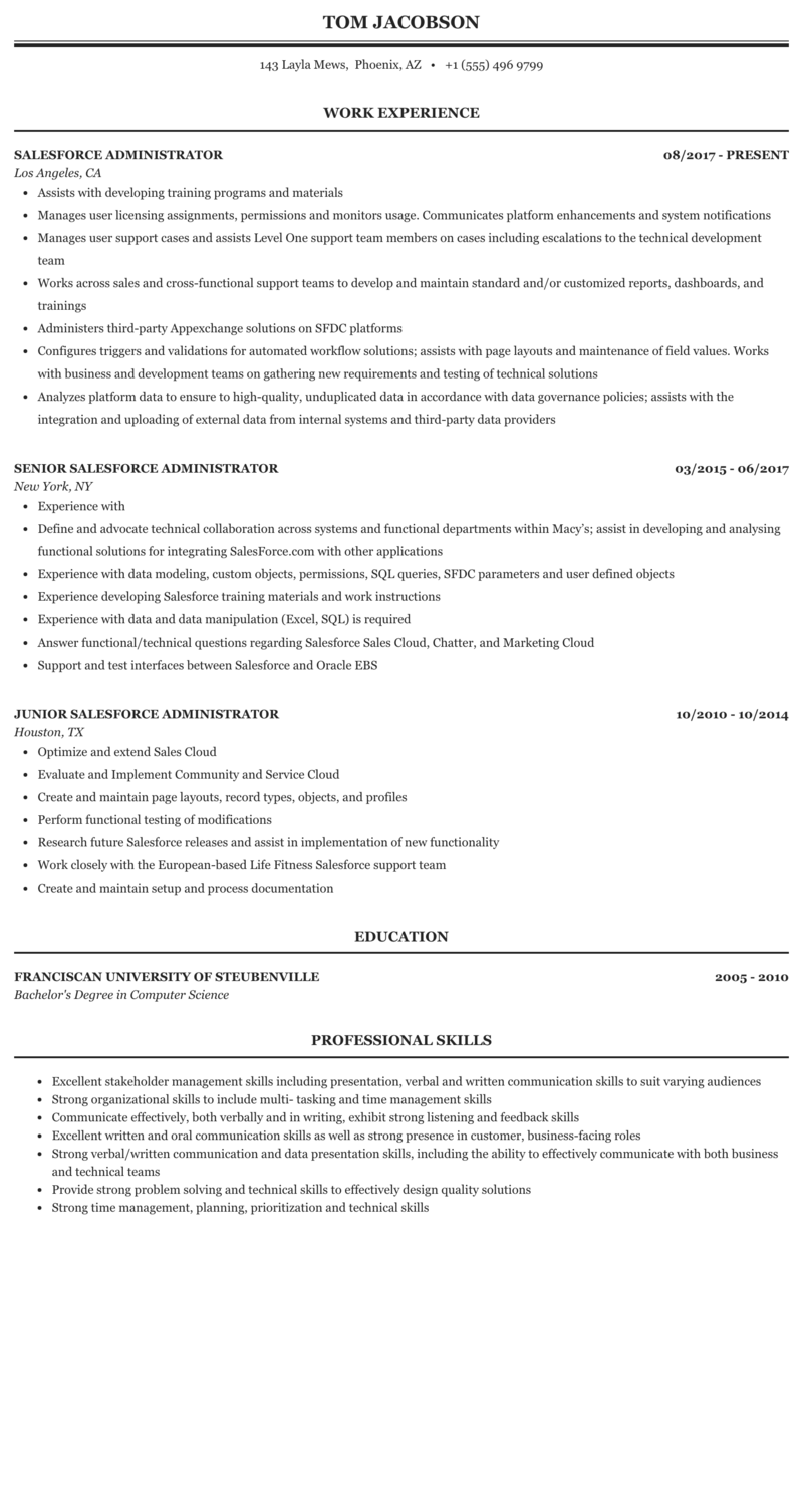 Junior Salesforce Administrator Jobs Office Manager