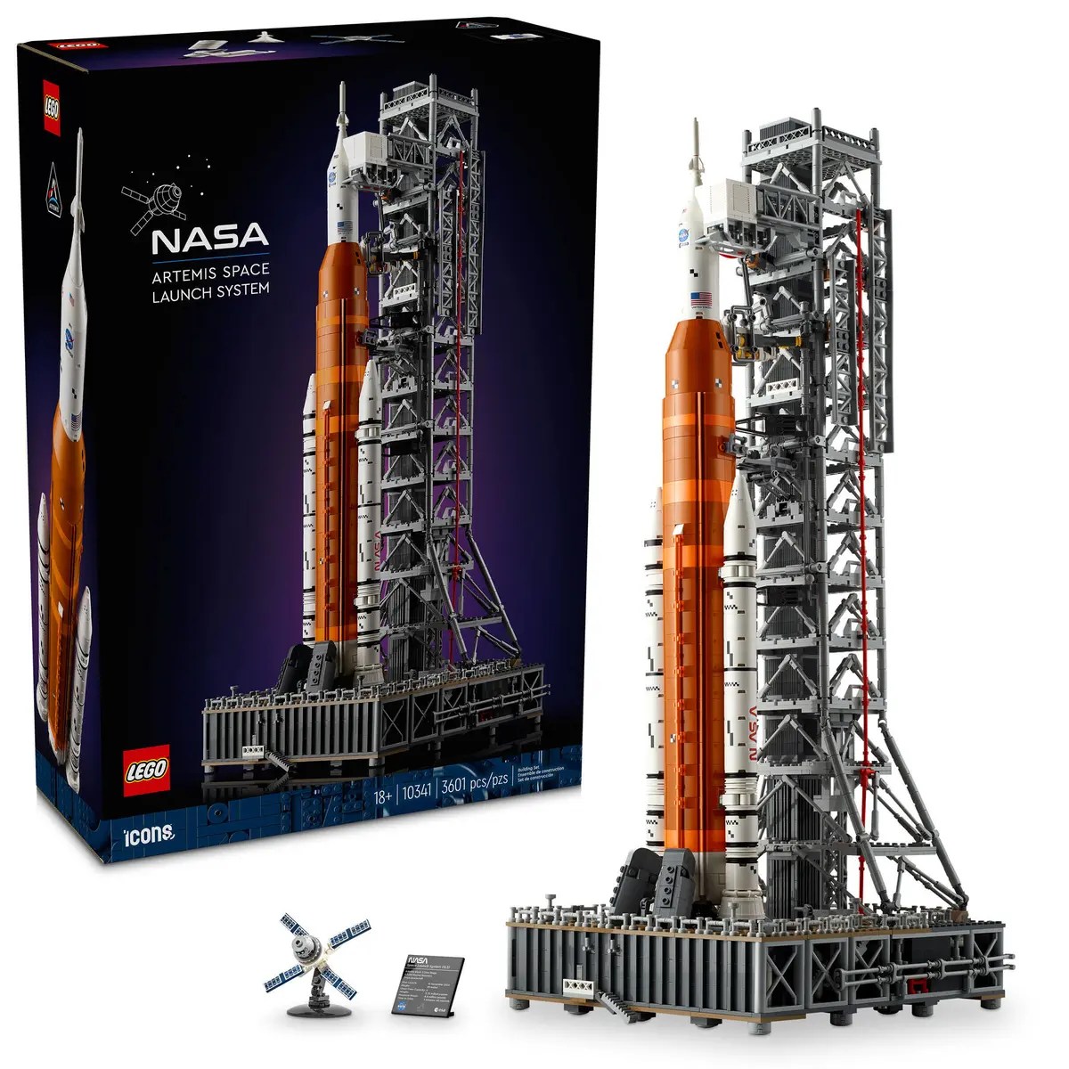 LEGO Icons 10341 NASA Artemis Startrampe Bausatz SATURN