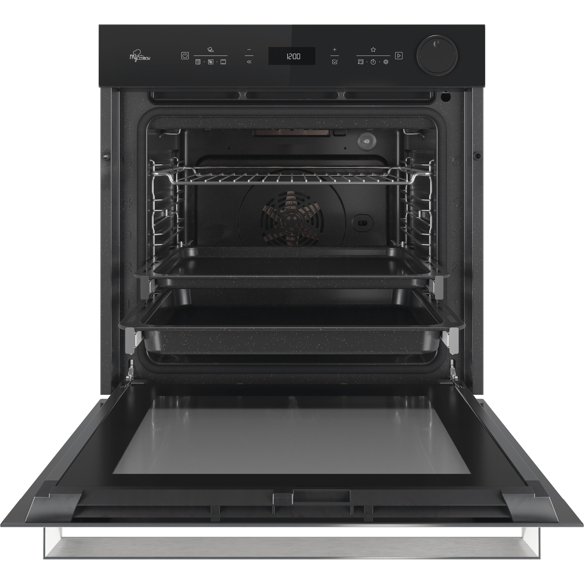 BAUKNECHT BIK5S DP8F2 ES, Einbauherd/Backofen (Einbaugerät, 73 l, 595