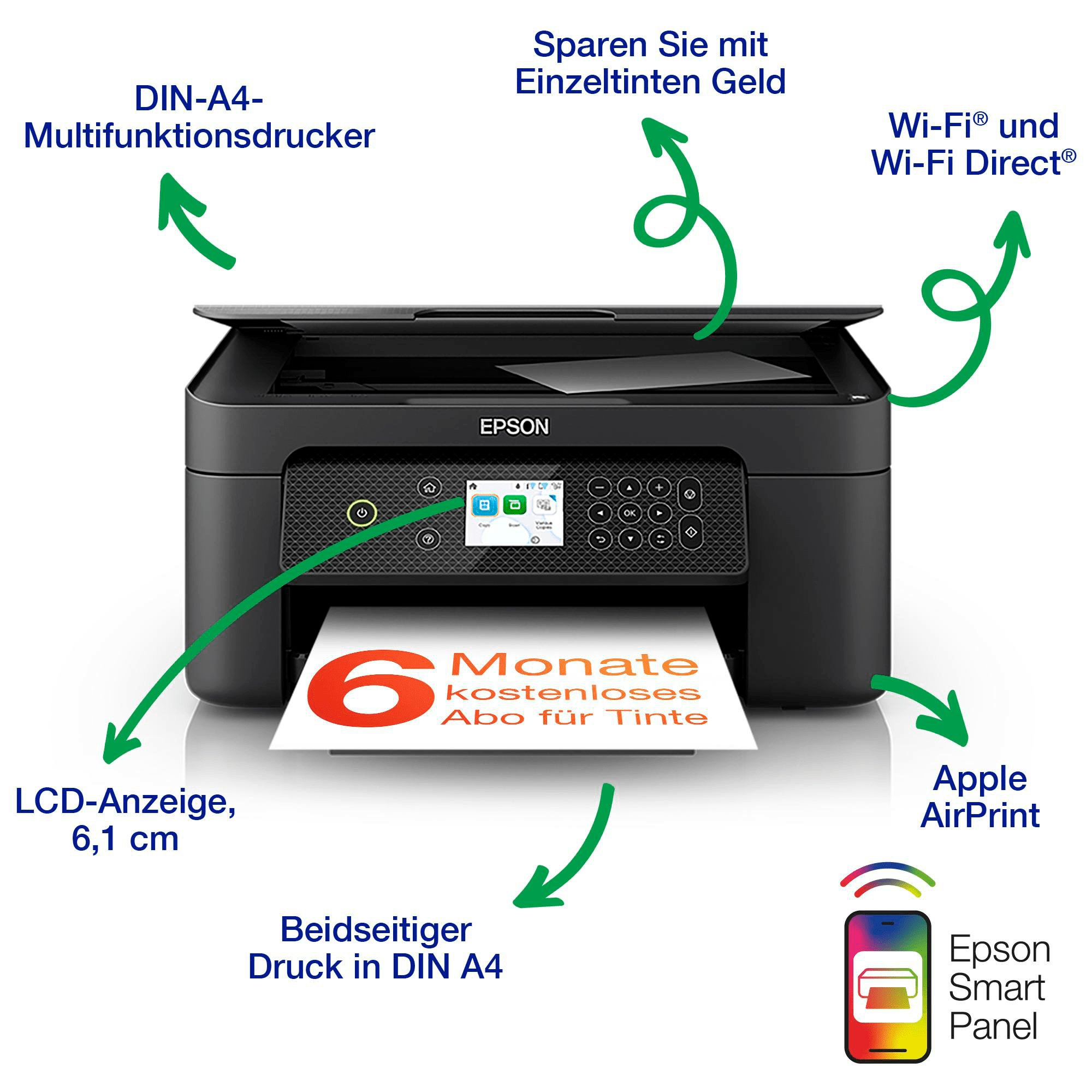 EPSON Expression Home XP-4200 Tintenstrahl Drucker WLAN Drucker in