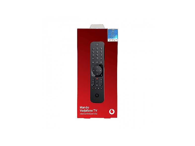 Mando Universal Vodafone TV, Control por voz, Bluetooth, Negro
