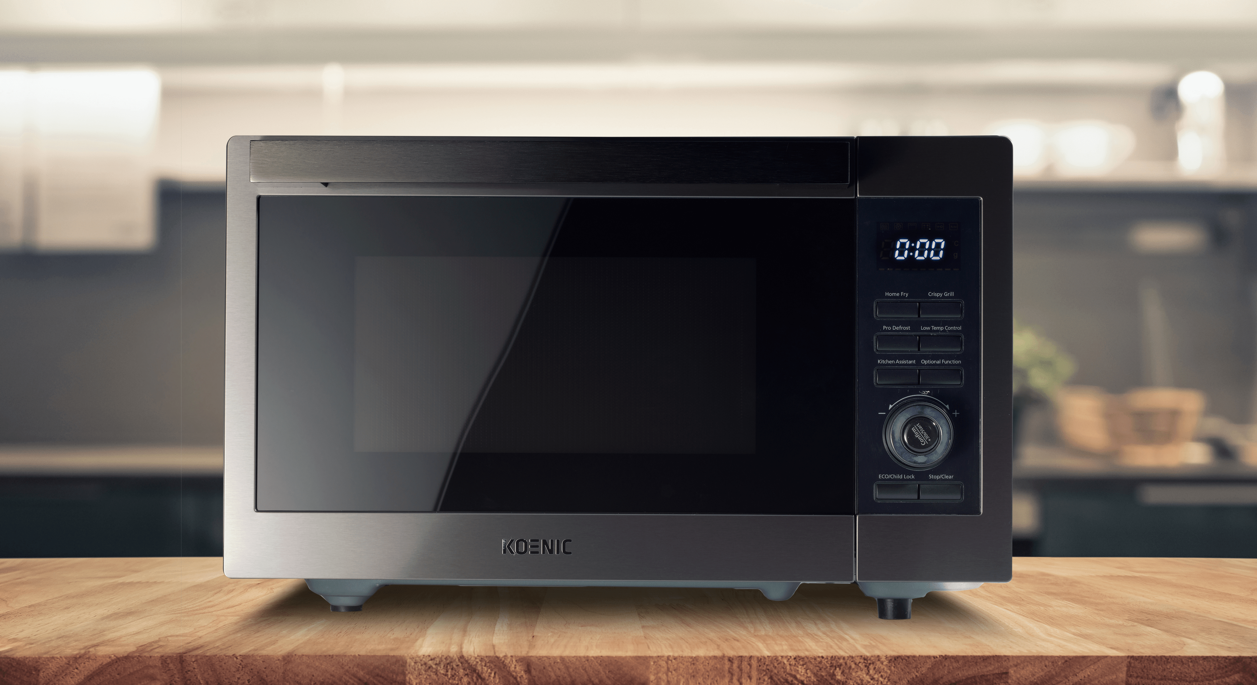 KOENIC KMWC 3019 DB, Mikrowelle (1000 Watt, Grillfunktion