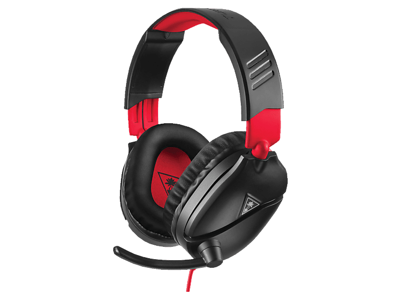 TURTLE BEACH Recon 70, Overear Gaming Headset Schwarz/Rot