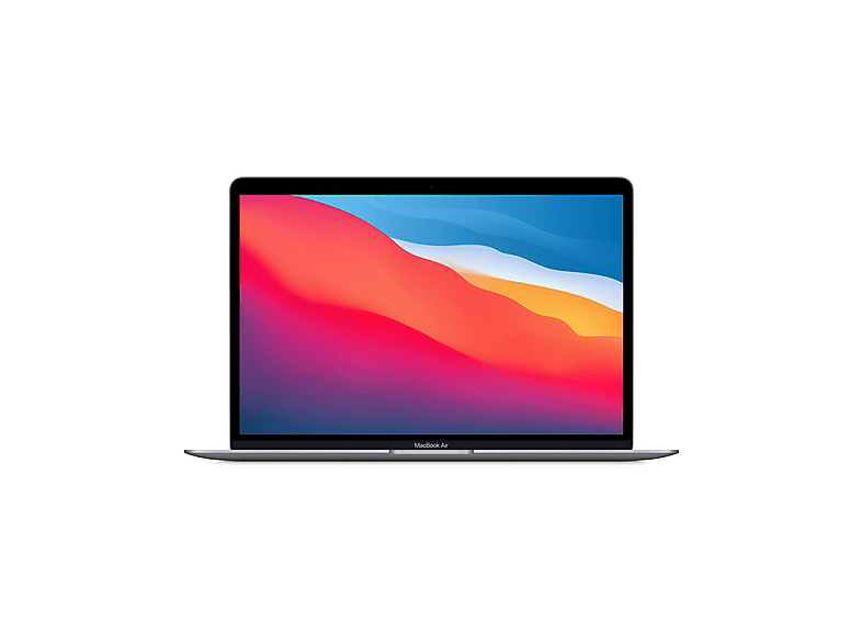 APPLE MacBook Air 13 Zoll, M1 Chip 8Core und 7Core GPU, 8GB RAM, 256GB SSD, Space Grau (MGN63D
