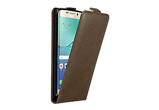 Cadorabo Hülle, Flip Cover, Samsung, Galaxy S6 Edge Plus, Kaffee Braun | Mediamarkt