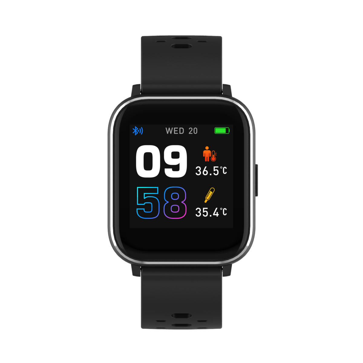 DENVER SW-164 Smartwatch silicone, schwarz | MediaMarkt