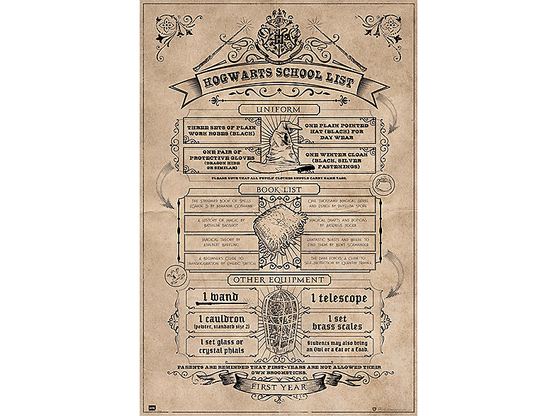 Harry Potter School List MediaMarkt