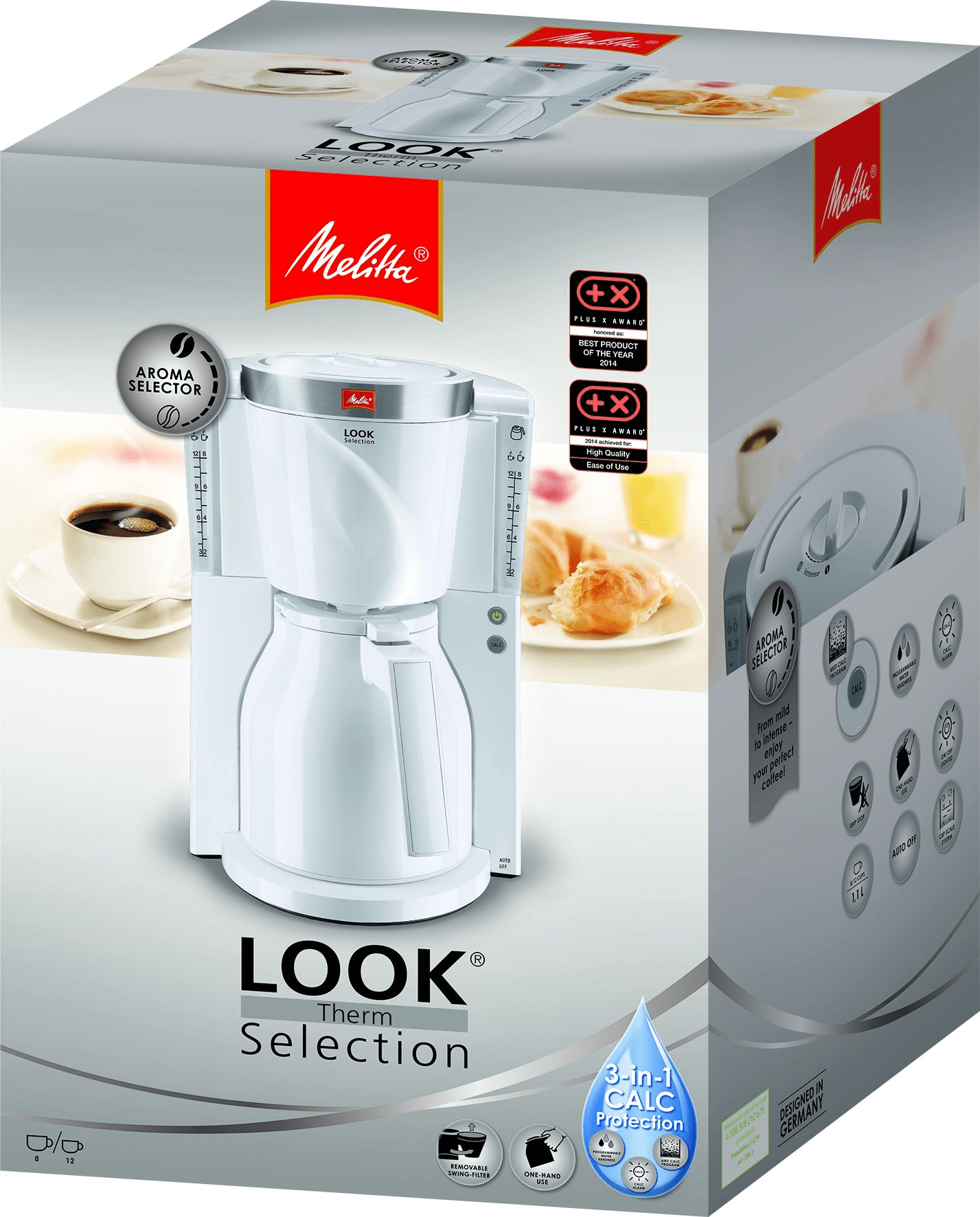 MELITTA Look Therm Selection Kaffeemaschine Weiß | MediaMarkt