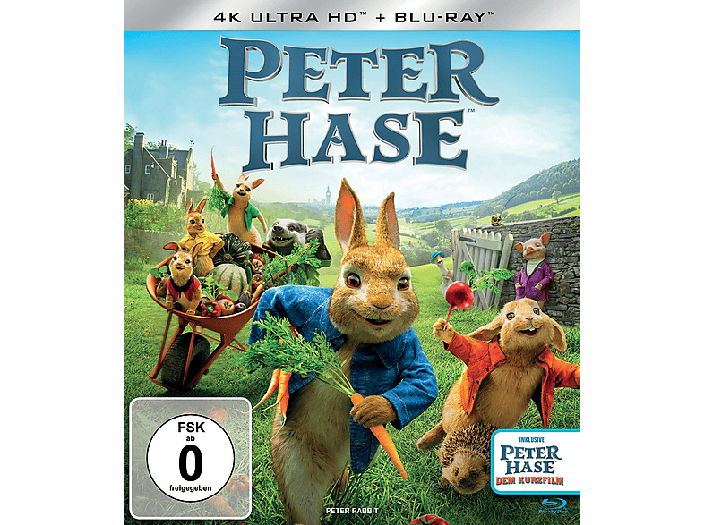 Peter Hase 4K Ultra HD Bluray + Bluray auf 4K Ultra HD