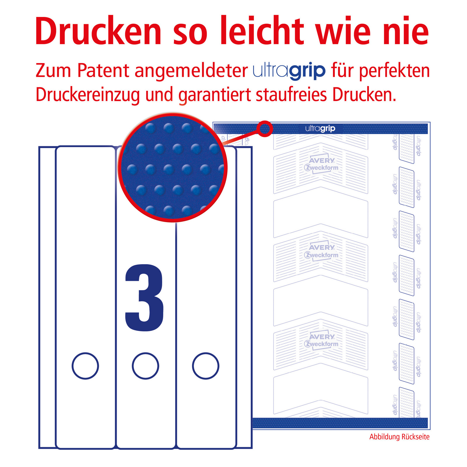 AVERY ZWECKFORM L475910 Ordneretiketten 61 x 297 mm 61 x 297 mm A4 30