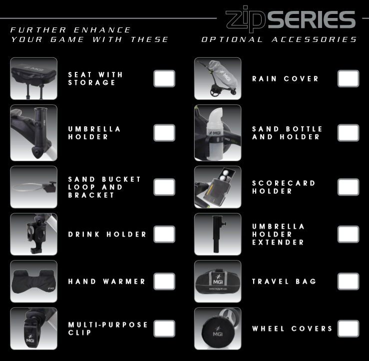 MGI ZIP Accessories MGI ZIP Series Replacement Remote Control