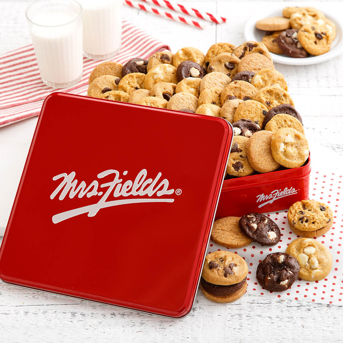 Nibblers® Bite Size Cookie Tins Delivery Mrs. Fields®