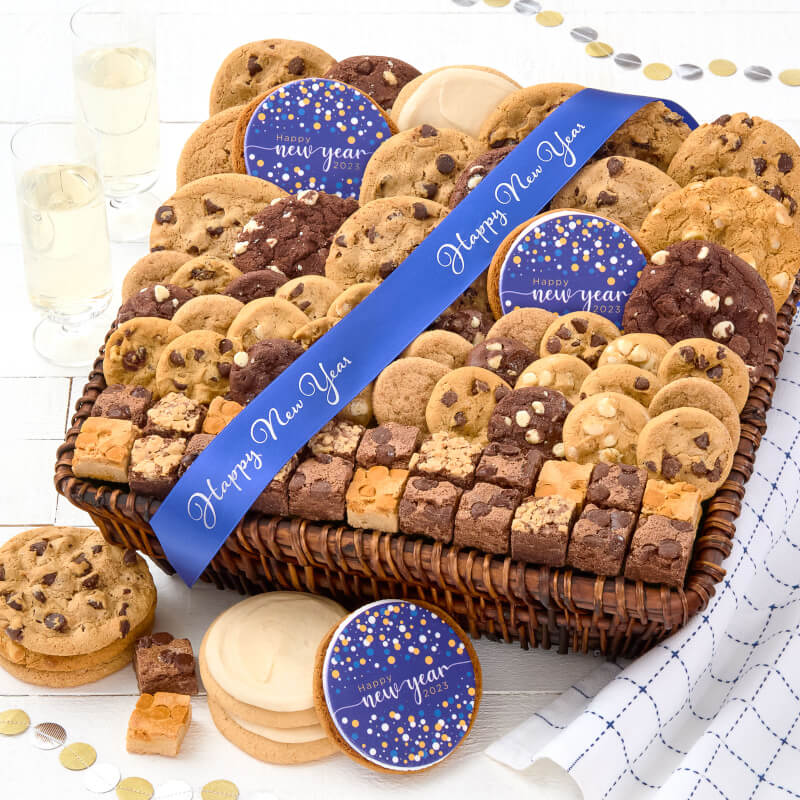 New Years Wishes Basket Mrs. Fields®