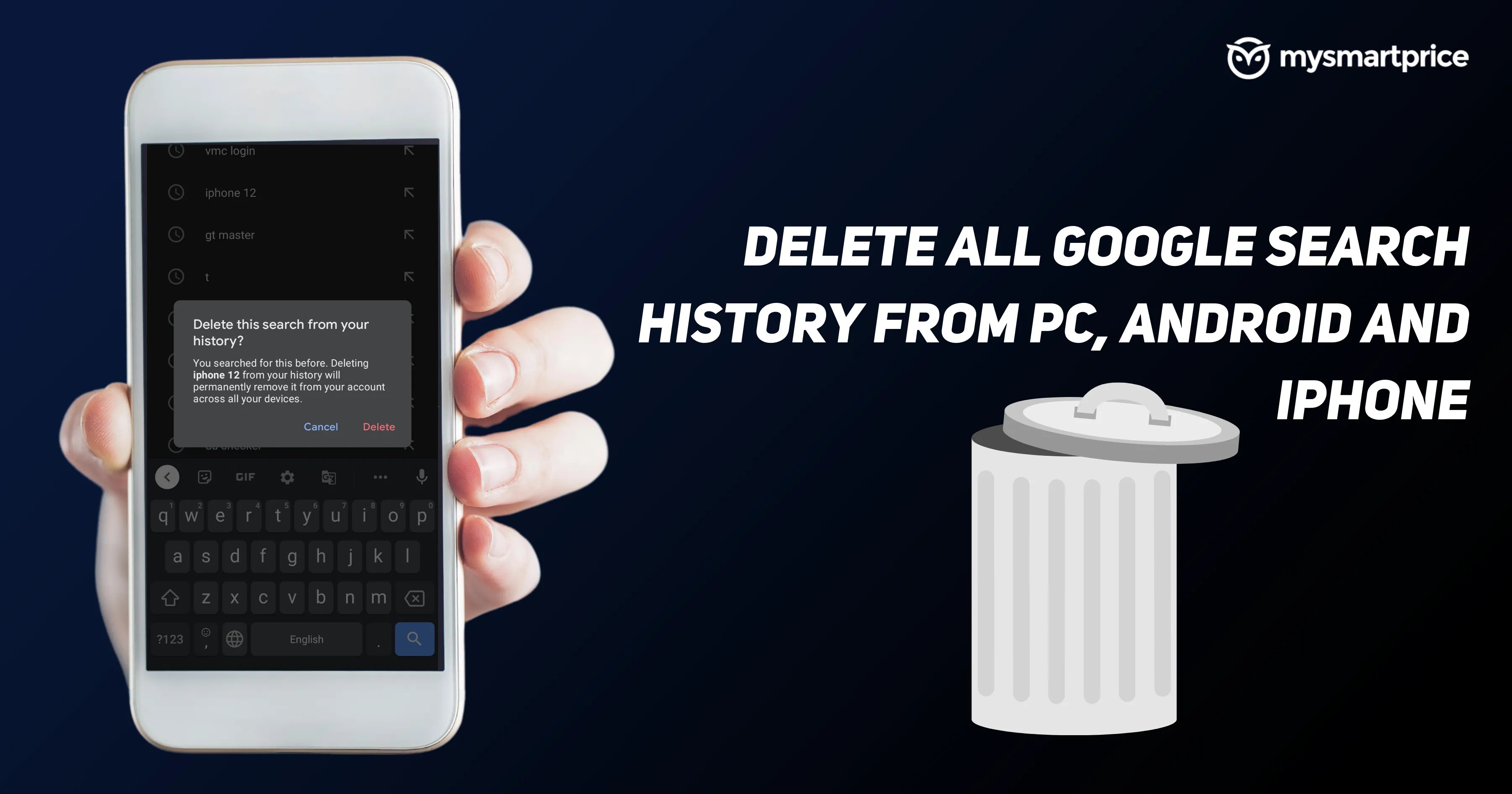 Google Search History How to Delete All Google Search History From PC