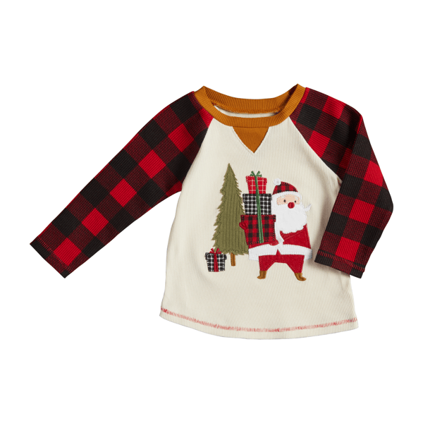 Alpine Holiday Christmas Long Sleeve Tee Mud Pie