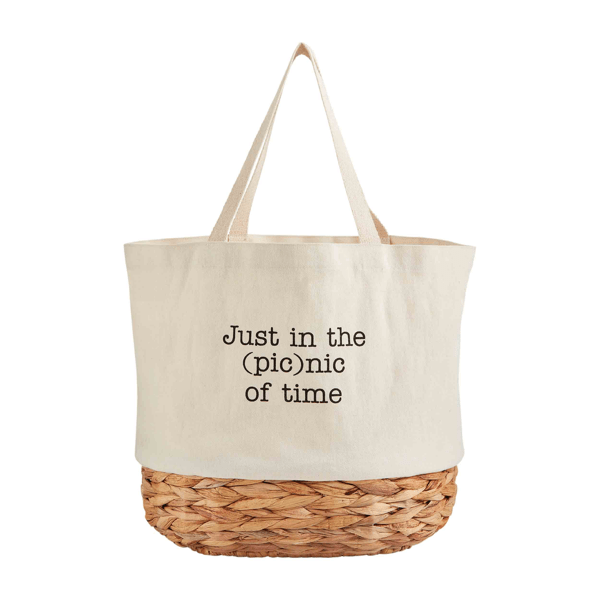Picnic Basket Tote Mud Pie