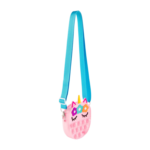 Pink Unicorn Popper Purse Mud Pie