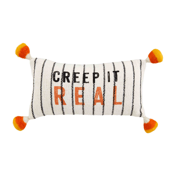 Creep it Real Halloween Pillow Mud Pie