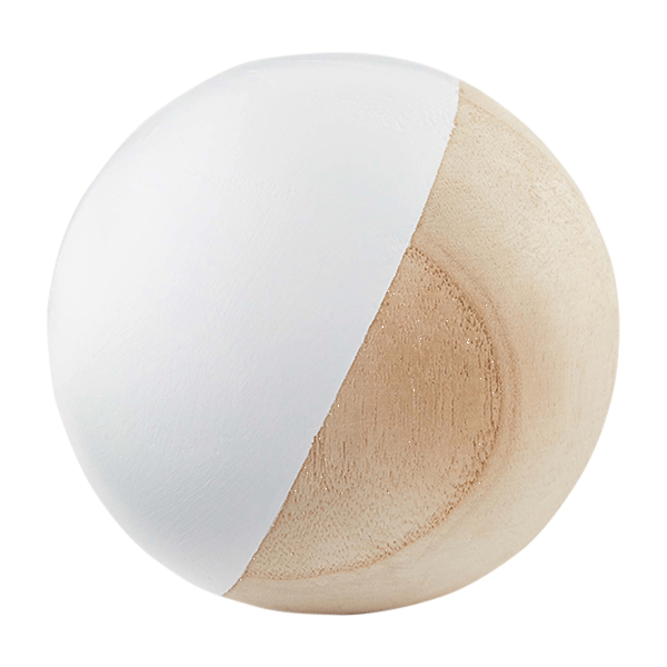 Paulownia Wood Decorative Balls Mud Pie