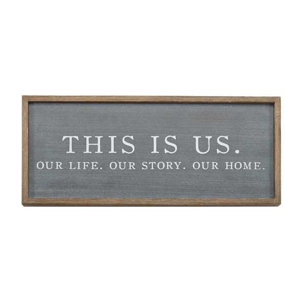 This Is Us Wall Quote Plaque Mud Pie