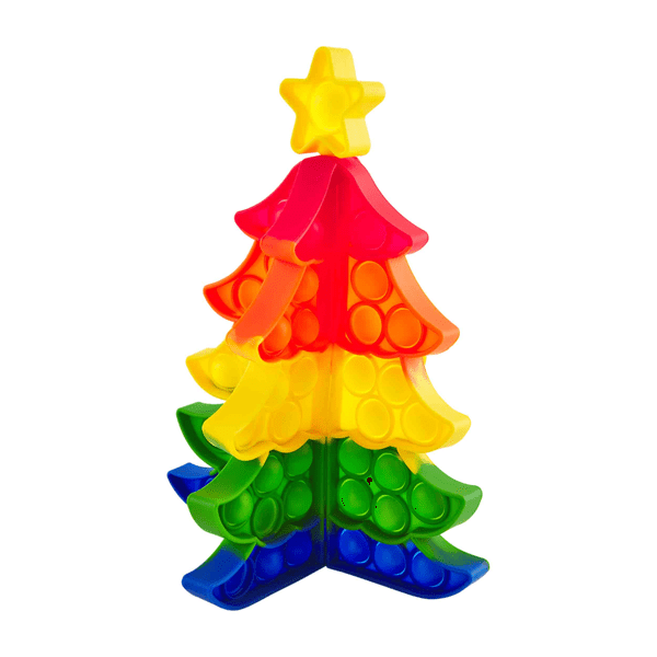 Rainbow Christmas Tree Popper Mud Pie
