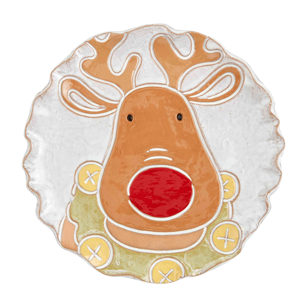 Reindeer Salad Plate Mud Pie