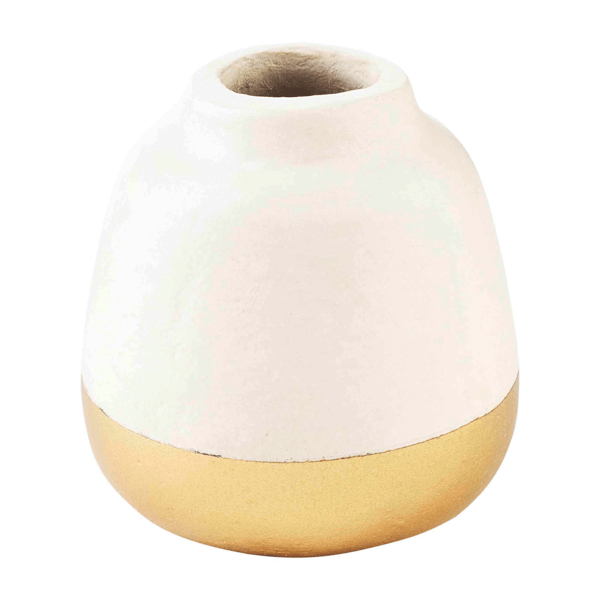 Small Gold Bud Vase Mud Pie