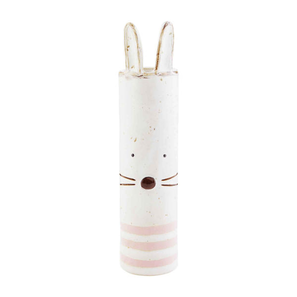 Bunny Stripe Bud Vase Mud Pie