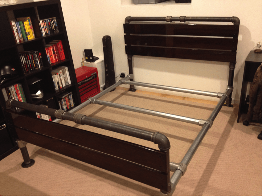 Making Good on an Idea DIY Industrial Bedroom NerdWallet