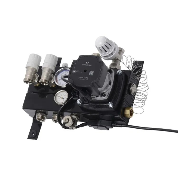 Vte Slim Vloerverwarming Verdeler 2 Groeps Met Grundfos Pomp