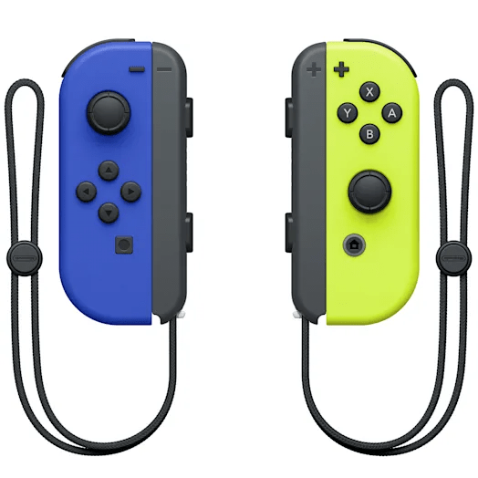 (if your computer doesn't support bluetooth, you can still use the wired method below.) Nintendo Switch Blue Joy Con L And Neon Yellow Joy Con R Controller Set