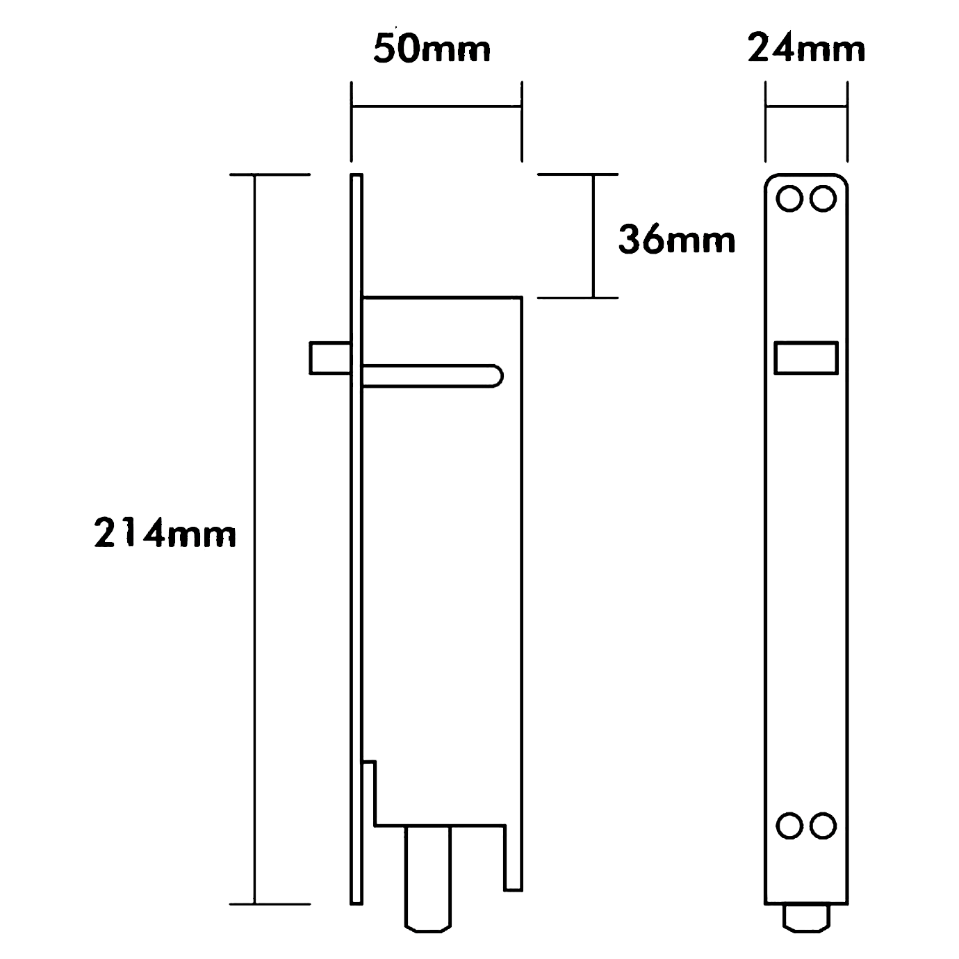 Auto Flush Bolt Novas