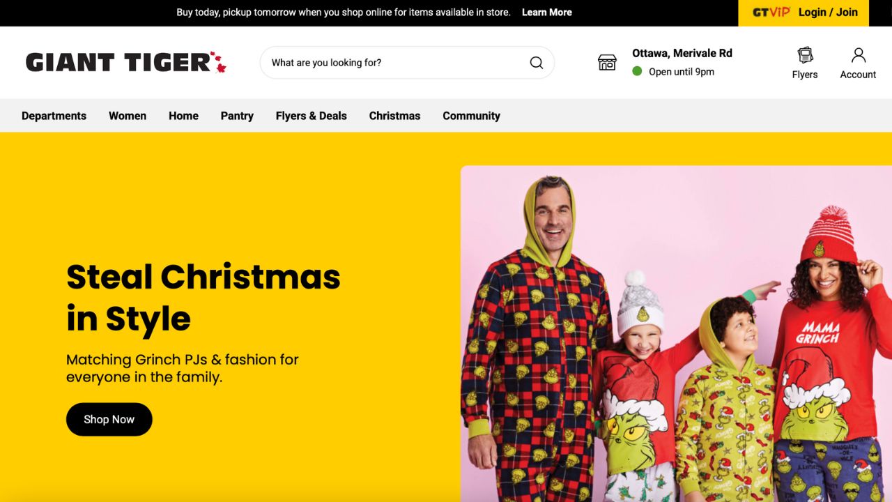 Giant Tiger turns to Shopify to power website amid mounting