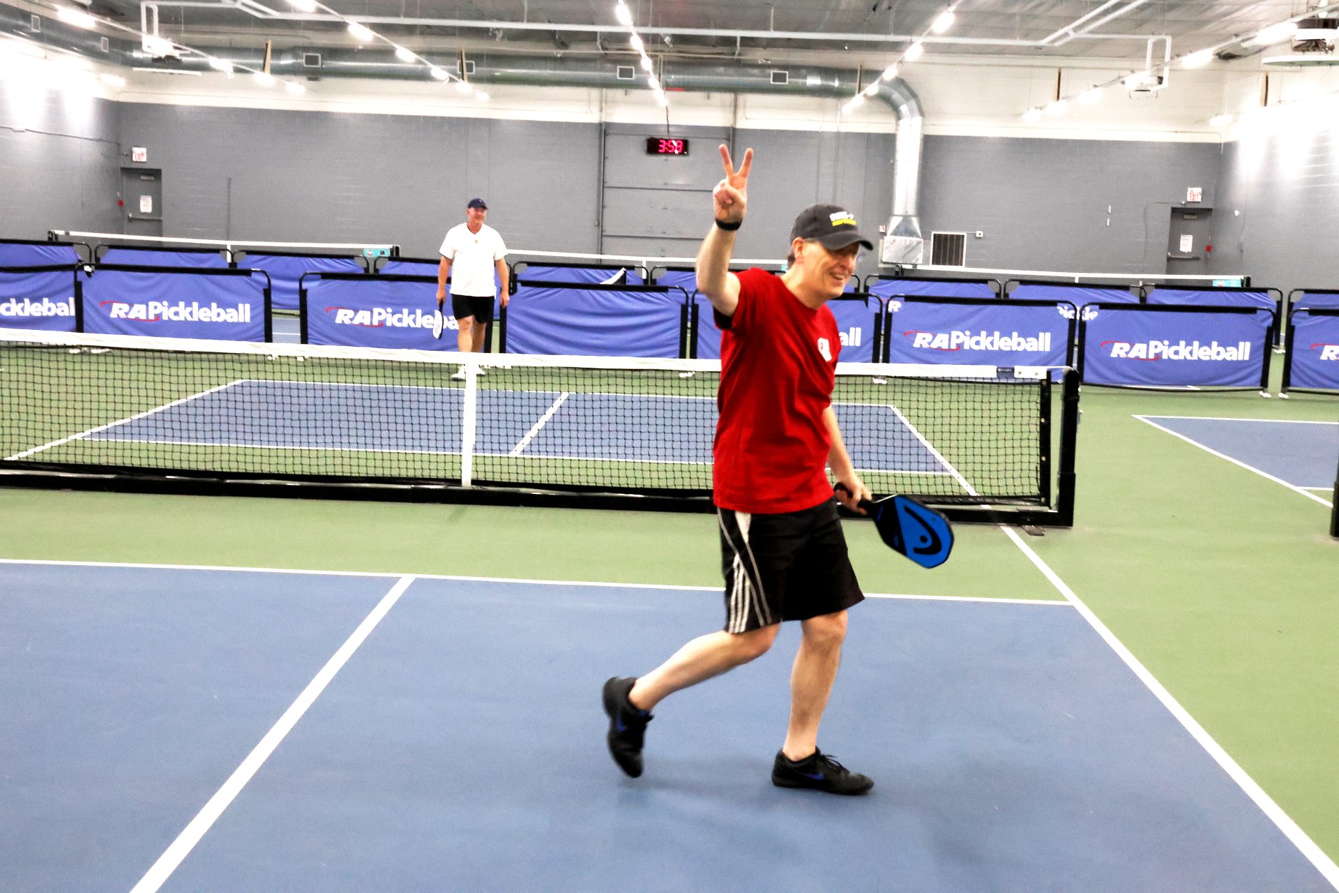 How Daniel Alfredsson spent his Saturday afternoon playing pickleball