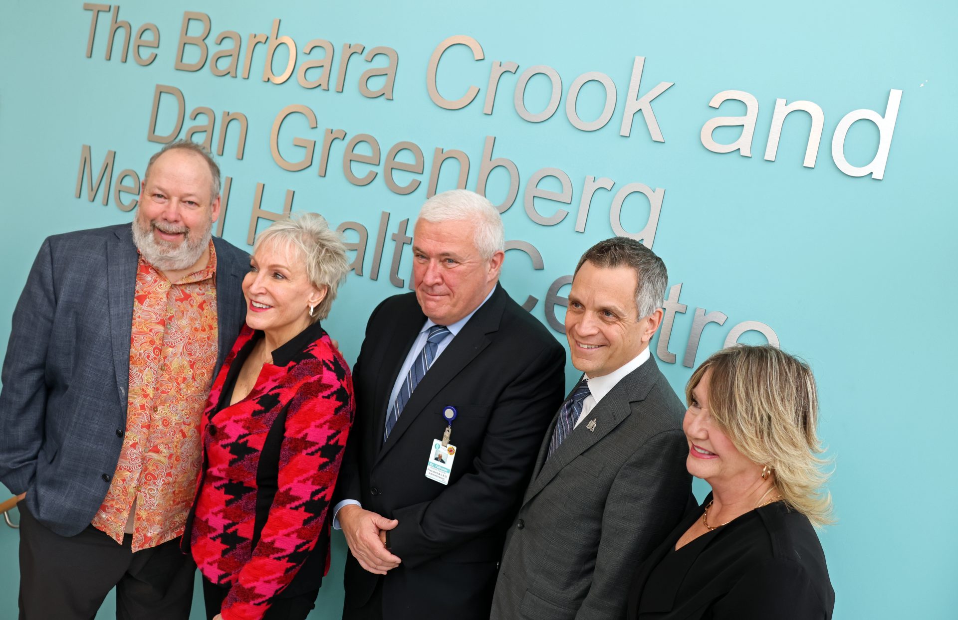 Queensway Carleton Hospital cuts ribbon on Barbara Crook and Dan