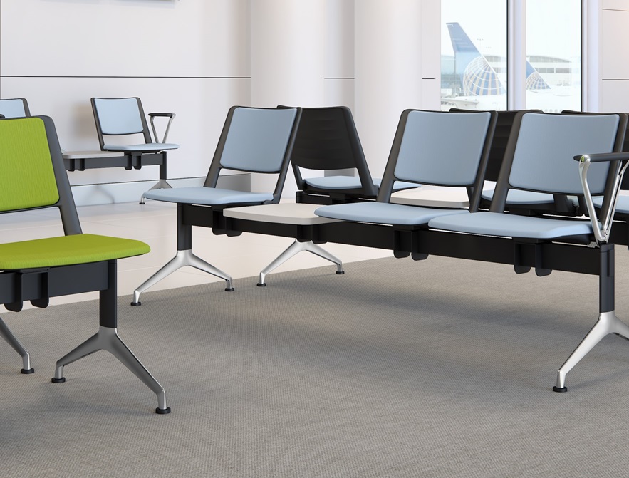 Solaco Express Beam Seating Upholstered Seat Office Reality