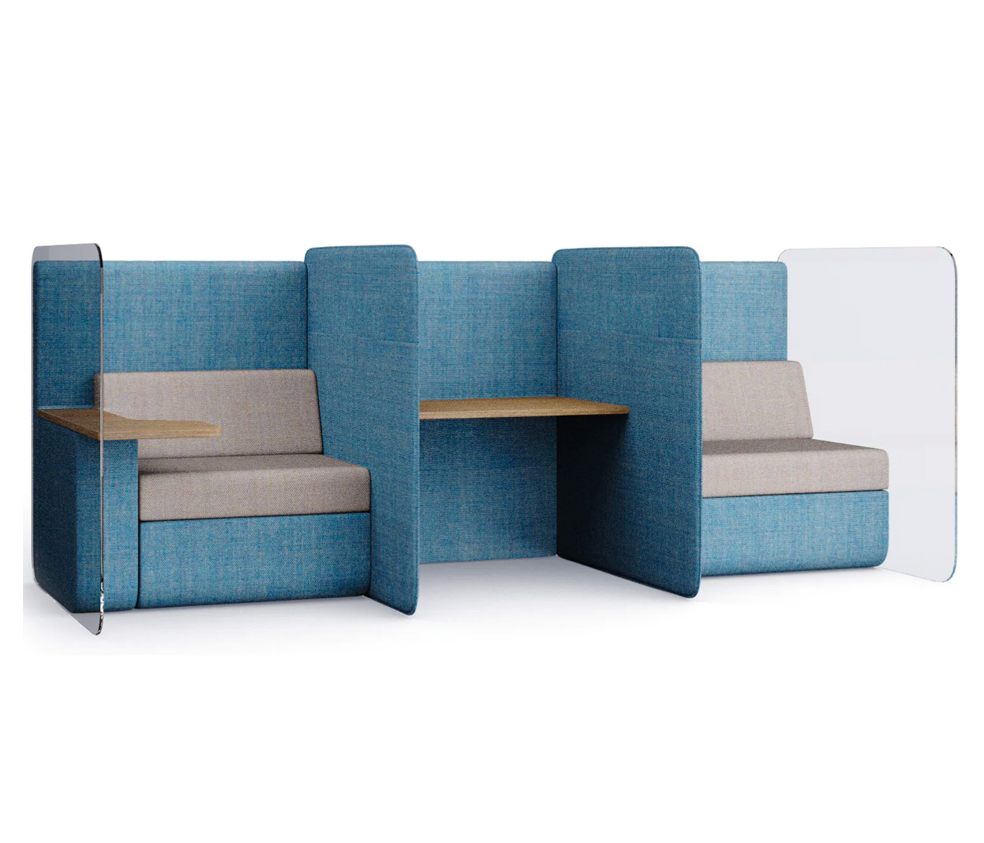 Betty 3 person configurable seating and work system Office Reality