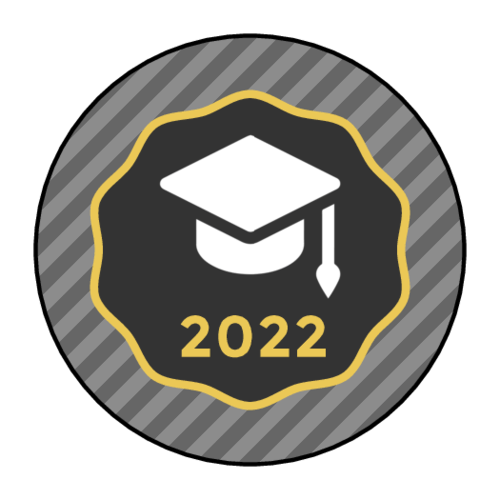 Graduation Year Circle Label Template | OnlineLabels®