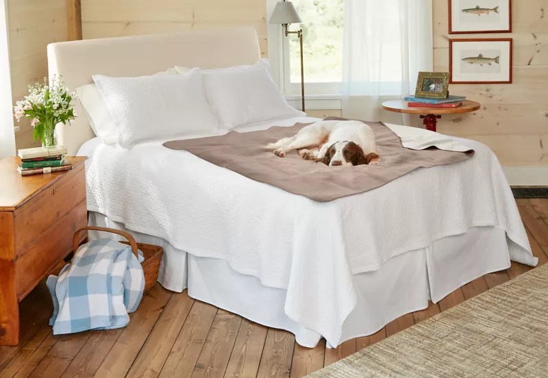 Reversible WaterResistant Dog Throw Blanket Orvis