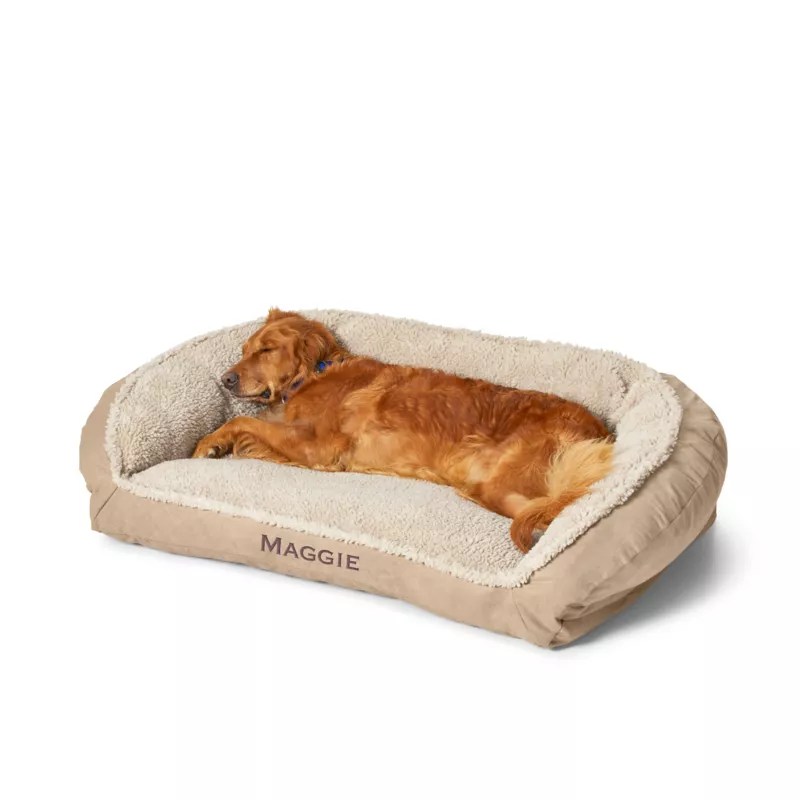 ComfortFillEco™ Wraparound Dog Bed with Fleece Orvis