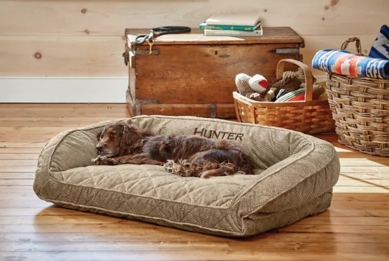 Orvis ComfortFillEco™ Bolster Dog Bed Orvis
