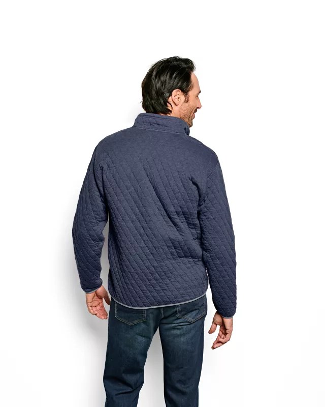 Outdoor Quilted Snap Sweatshirt Orvis