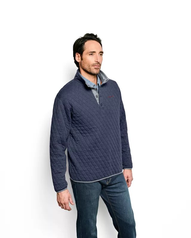 Outdoor Quilted Snap Sweatshirt Orvis