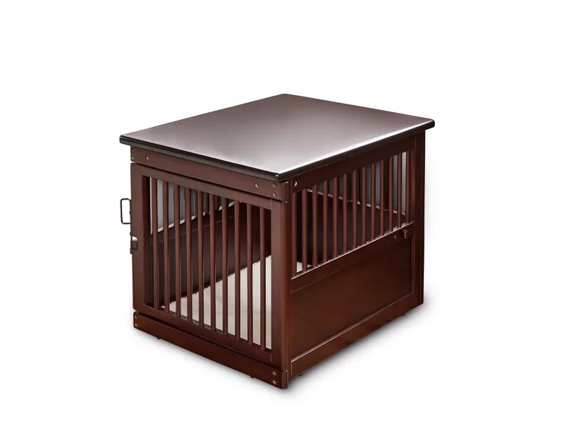 Wooden EndTable Dog Crate Orvis