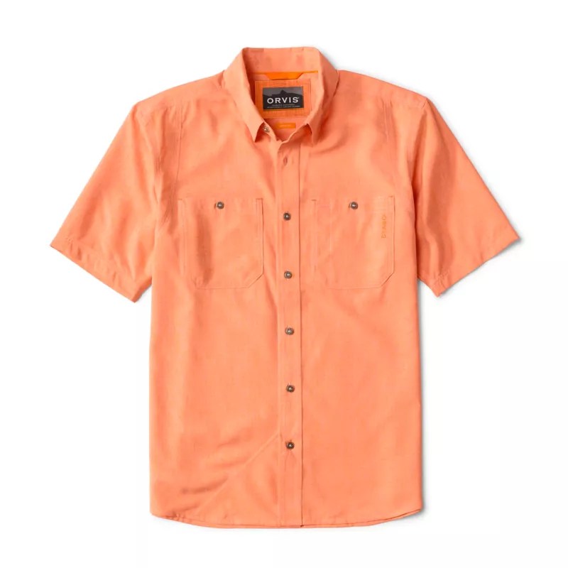 Tech Chambray ShortSleeved Work Shirt Orvis