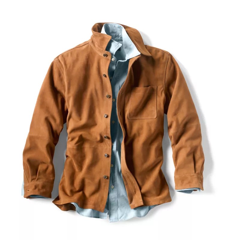 Goat Nappa Suede Overshirt Orvis