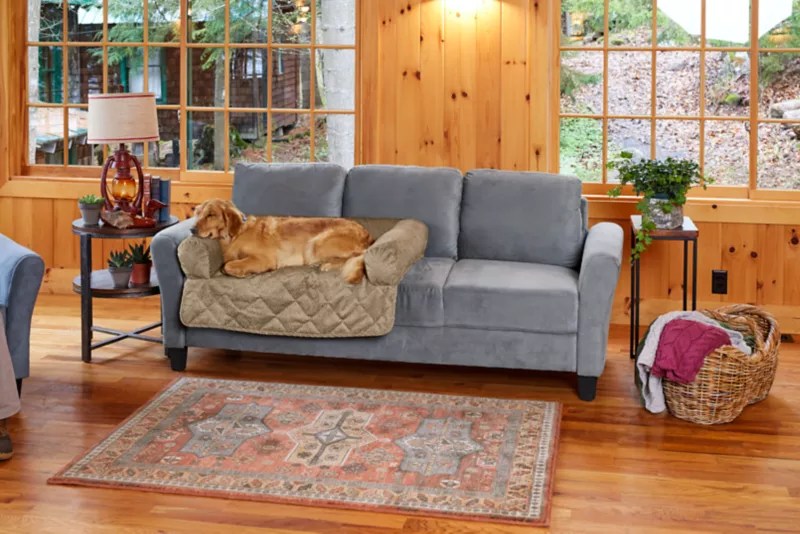 GripTight® Bolstered Dog Sofa Protector Orvis