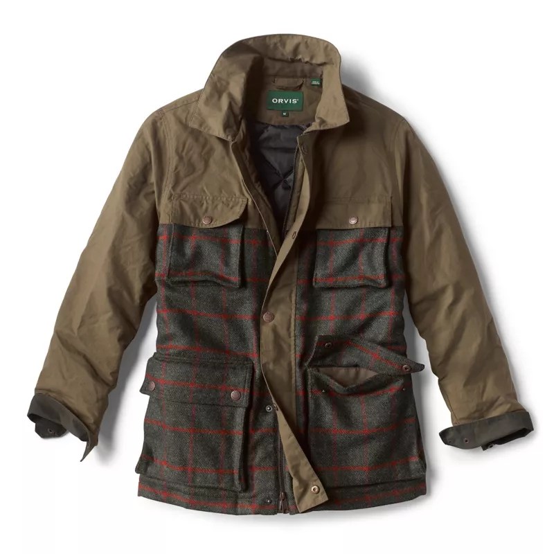 Anchorage Pieced Waxed Cotton Field Jacket Orvis