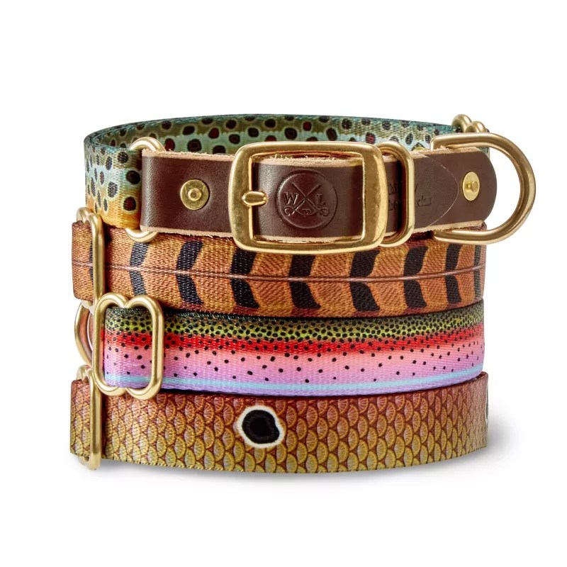 Whiskey Leatherworks Dog Collar and Leash Orvis