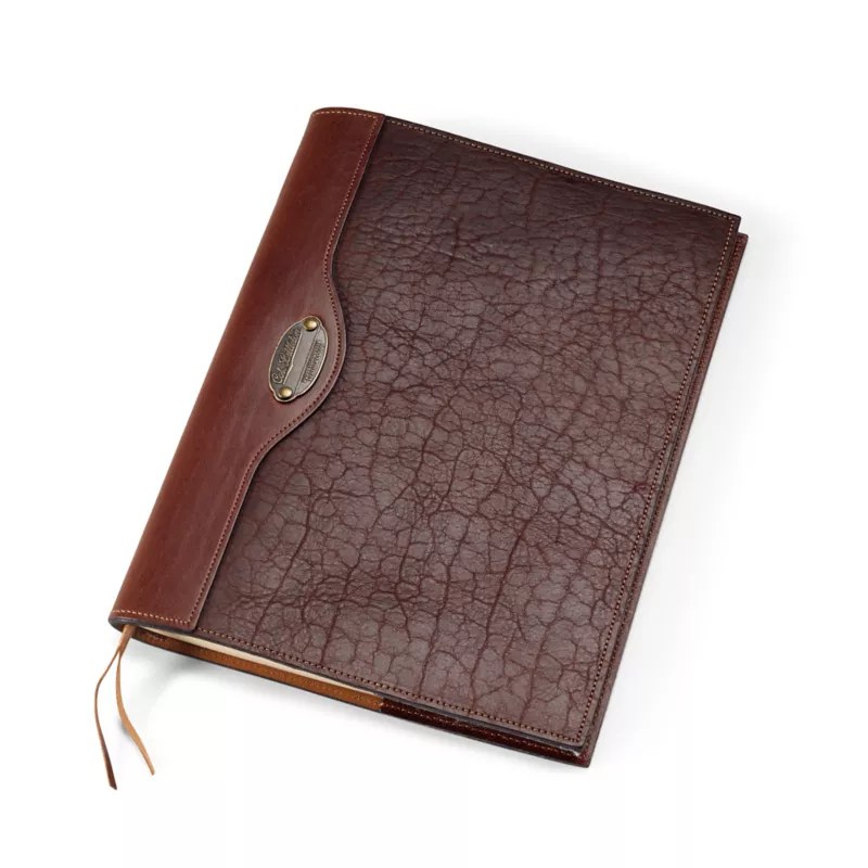 No. 30 Handmade Buffalo Leather Journal Orvis